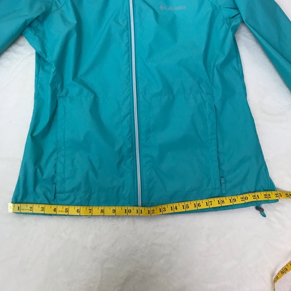 Columbia Switchback Rain Jacket Miami Green Large - Picture 9 of 9